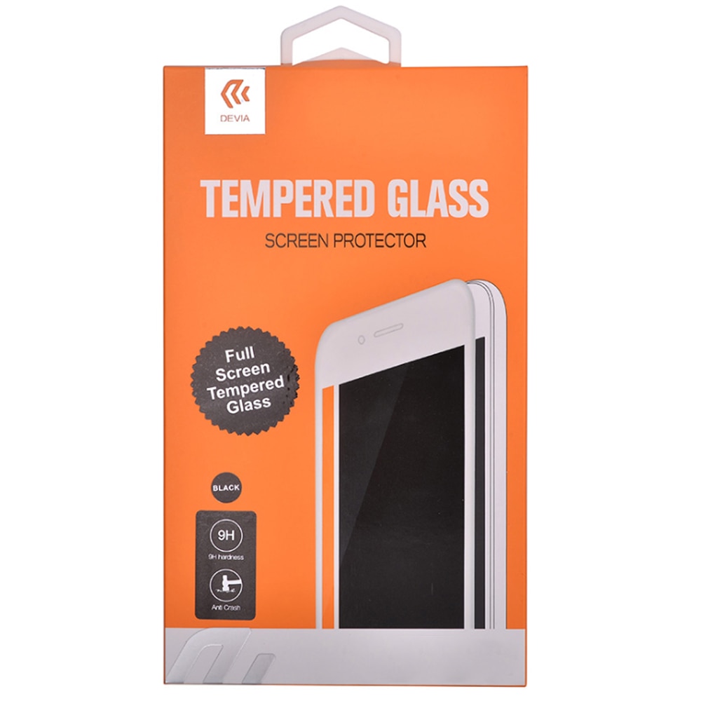 Folie Devia Frame Sticla Temperata compatibila cu Huawei P40 Lite, Negru