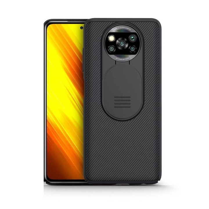 Husa Premium Nillkin Camshield Pentru Xiaomi Poco X3 Nfc / Poco X3 Pro - Protectie La Camera