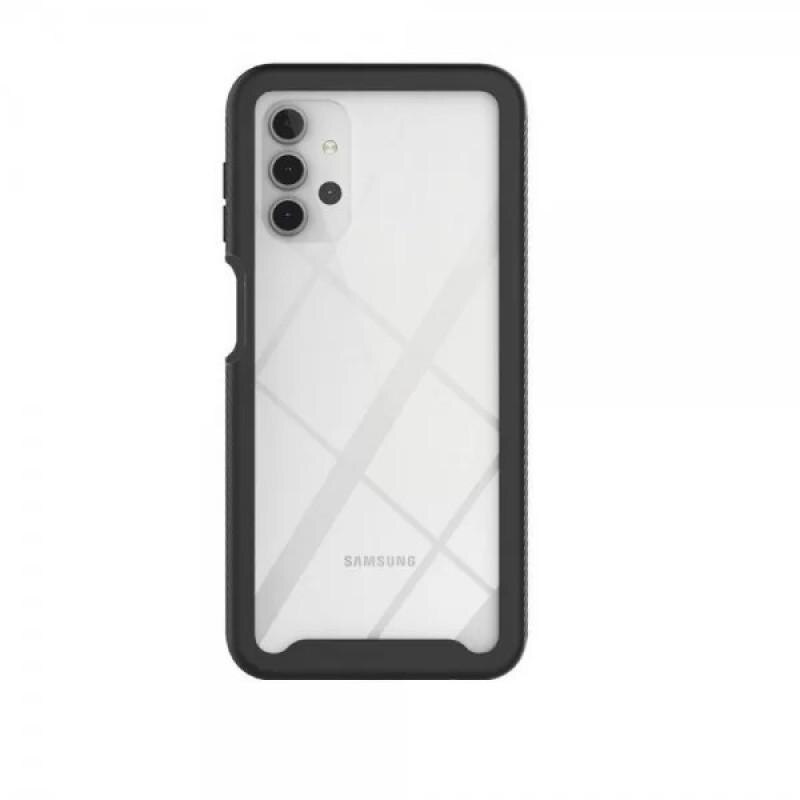 Carcasa 360 grade TECH-PROTECT Defense compatibila cu Samsung Galaxy A32 4G cu protectie display, Negru