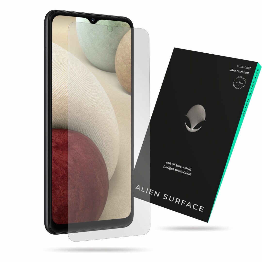 Folie Alien Surface, compatibila cu Samsung Galaxy A12, protectie ecran
