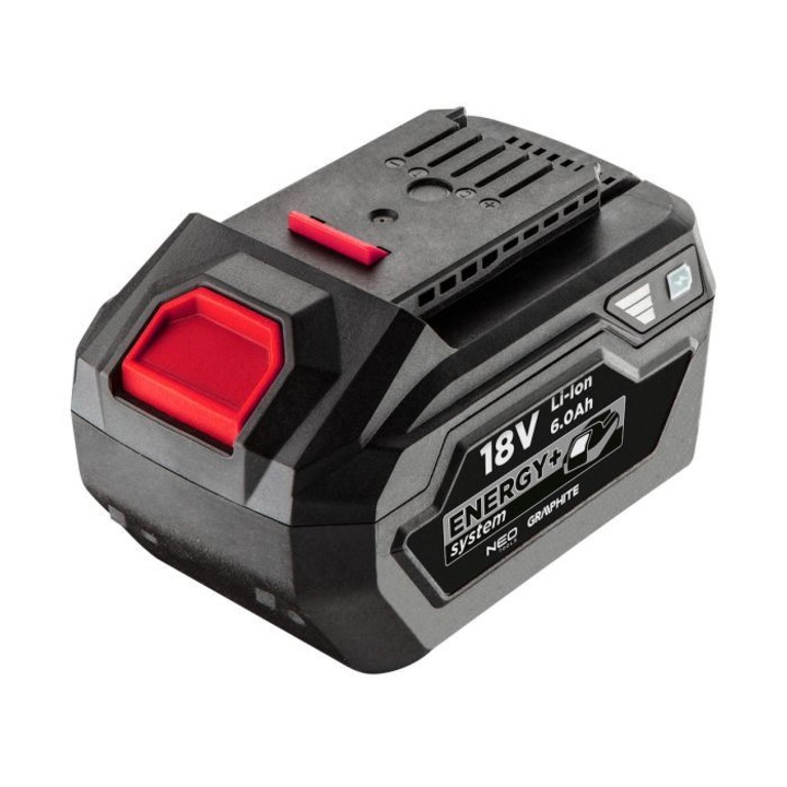 Graphite Energy 18V / 6Ah Akkumulátor, Li-Ion