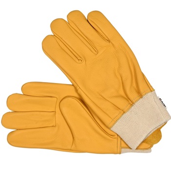 Manusi protectia muncii, Yato YT-74650, piele naturala, marimea L, culoare galbena Manusi protectia muncii, Yato YT-74650, piele naturala, marimea L, culoare galbena