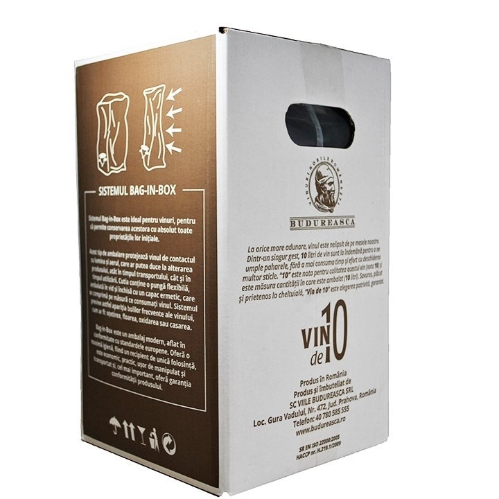 Vin, Budureasca, Roze Demisec, Bag in Box 10 L