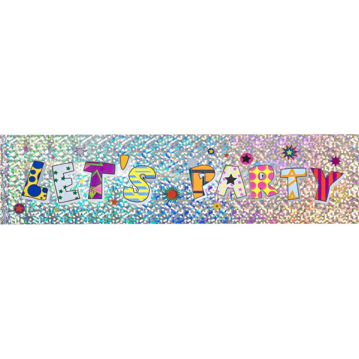 Let's Party bannerek, Oroszlán, 2,6 mx 11 cm