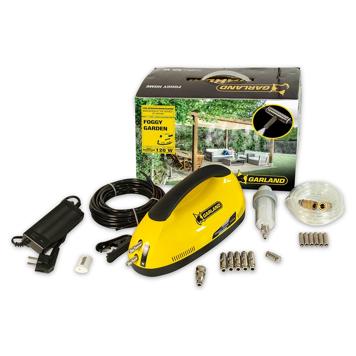 Sistem racire exterioara terasa, pompa 40bar, 6 duze pulverizare