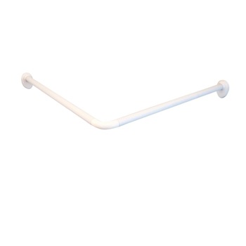 Tija de colt pentru perdea de dus, RIDDER, Aluminiu, 80 x 80 x 2.5 cm, Alb Tija de colt pentru perdea de dus, RIDDER, Aluminiu, 80 x 80 x 2.5 cm, Alb