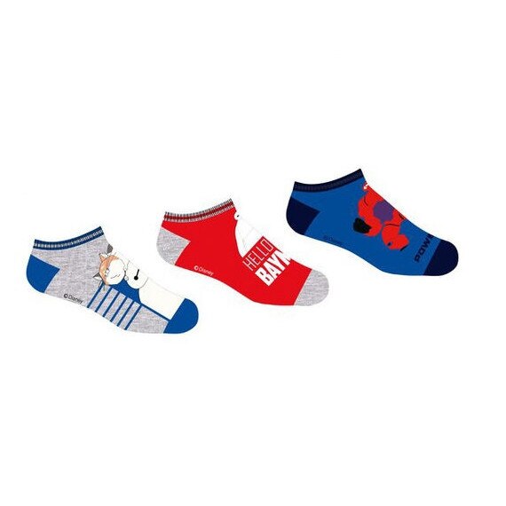 Set 3 perechi sosete Big Hero 23-26 Multicolor