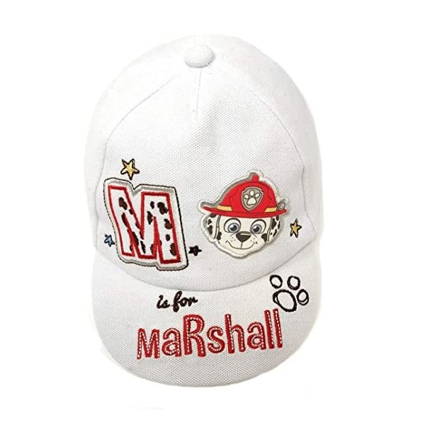 Sapca Paw Patrol baby 50 cm Alb