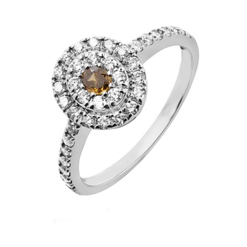 Inel cu diamante, Ilex Gold, 275096, 53 mm Inel cu diamante, Ilex Gold, 275096, 53 mm