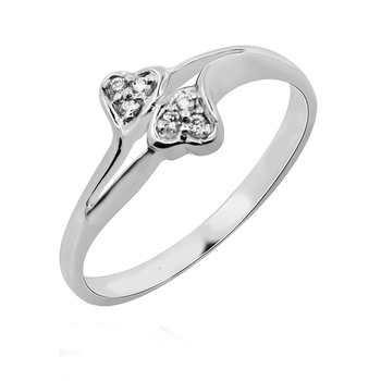 Inel cu diamante, Ilex Gold, 275108, 55 mm Inel cu diamante, Ilex Gold, 275108, 55 mm