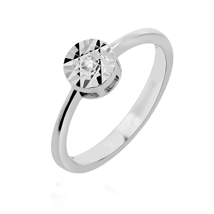 Inel cu diamante, Ilex Gold, 275144, 53 mm