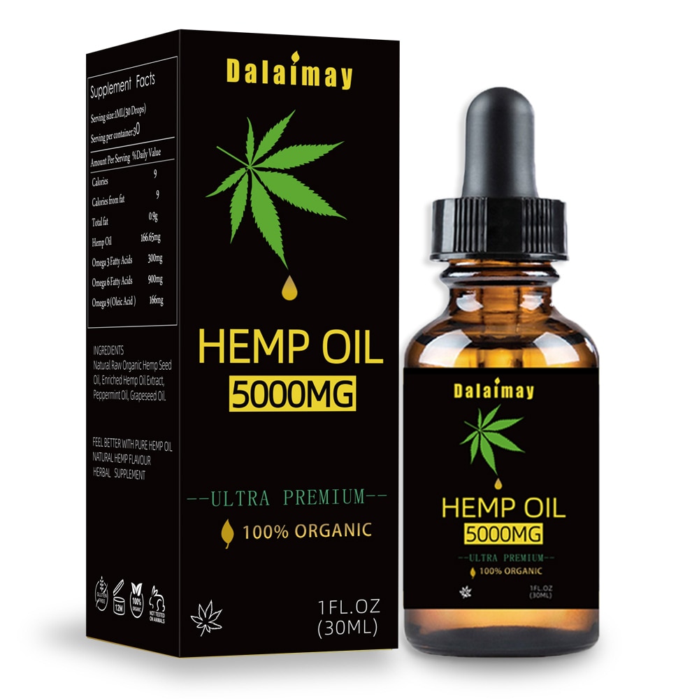 PREMIUM CBDオイル Full spectrum CBD Oil 5000mg, ultra premium, antistres, 30 ml, 100
