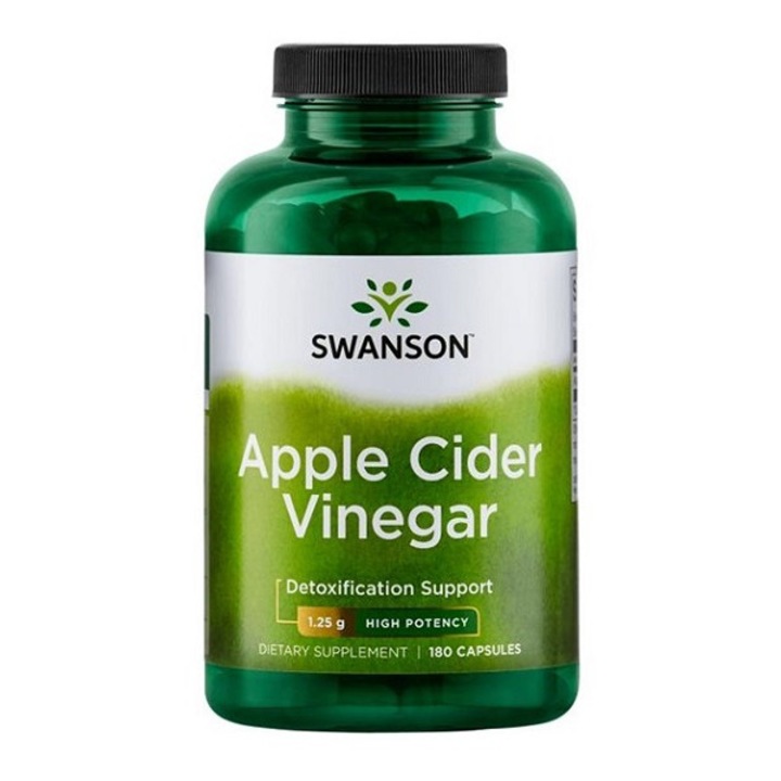 Apple Cider Vinegar (Otet Cidru de Mere), 625 mg, Swanson, 180 capsule SWU292