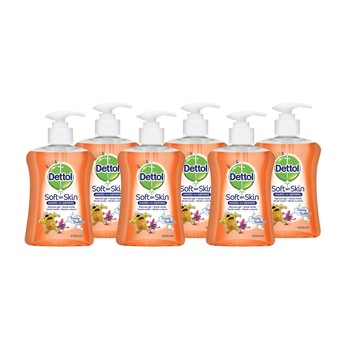 Set Sapun lichid Dettol Kids Fruity Bubbles Grapefruit, 6 x 250 ml Set Sapun lichid Dettol Kids Fruity Bubbles Grapefruit, 6 x 250 ml