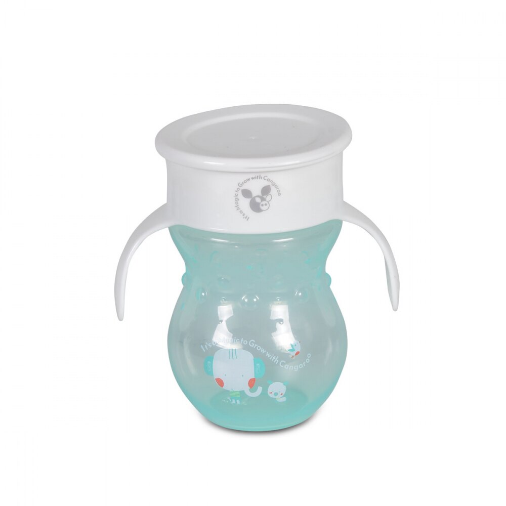 Cana 360grade cu manere Magic Cup Turquoise