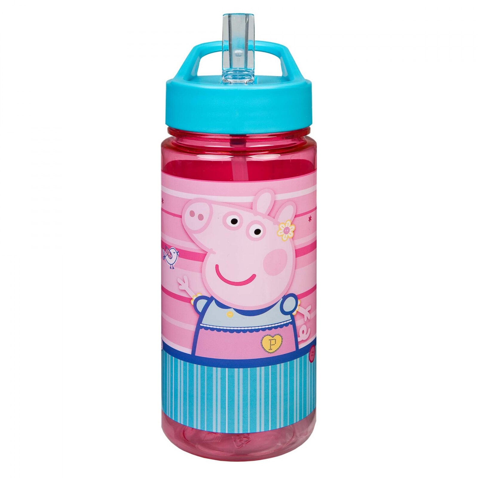 Sticla plastic pentru apa, Peppa Pig, 500 ml Roz/Bleu