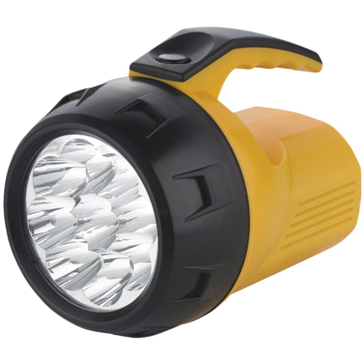 Lanterna LED camping Kuper KP-LNT-LED-5068, 9xLED, Gelben/Negru