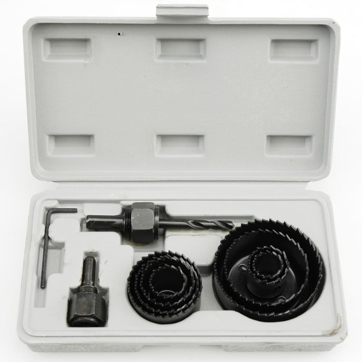 Set de freze pentru scos cepuri de lemn, Vorel, 19-64 mm