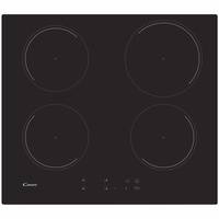 Plita incorporabila Candy CI642C, Inductie, 4 zone de gatit, Rouch control, Booster, 60 cm, Negru