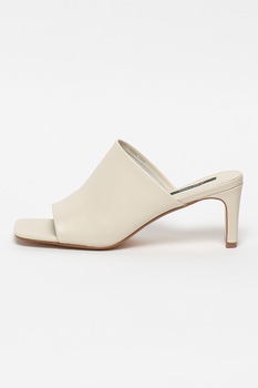 Gino Rossi, Papuci de piele cu toc masiv Gino Rossi, Papuci de piele cu toc masiv