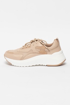 Gino Rossi, Pantofi sport de piele cu detalii perforate Gino Rossi, Pantofi sport de piele cu detalii perforate