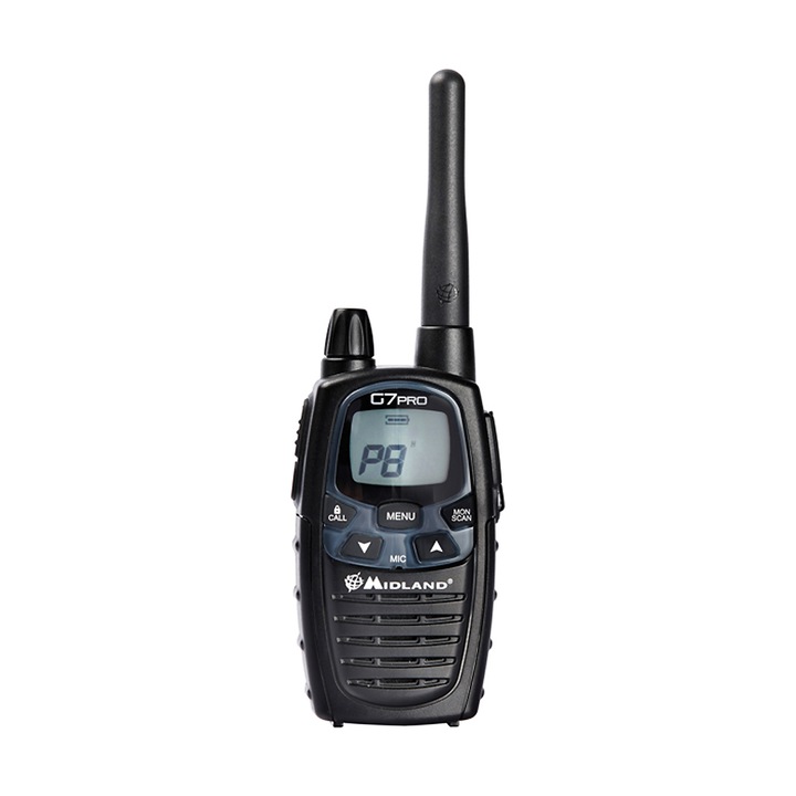 Midland G7 PRO Single hordozható PMR/LPD rádióállomás, C1090.02