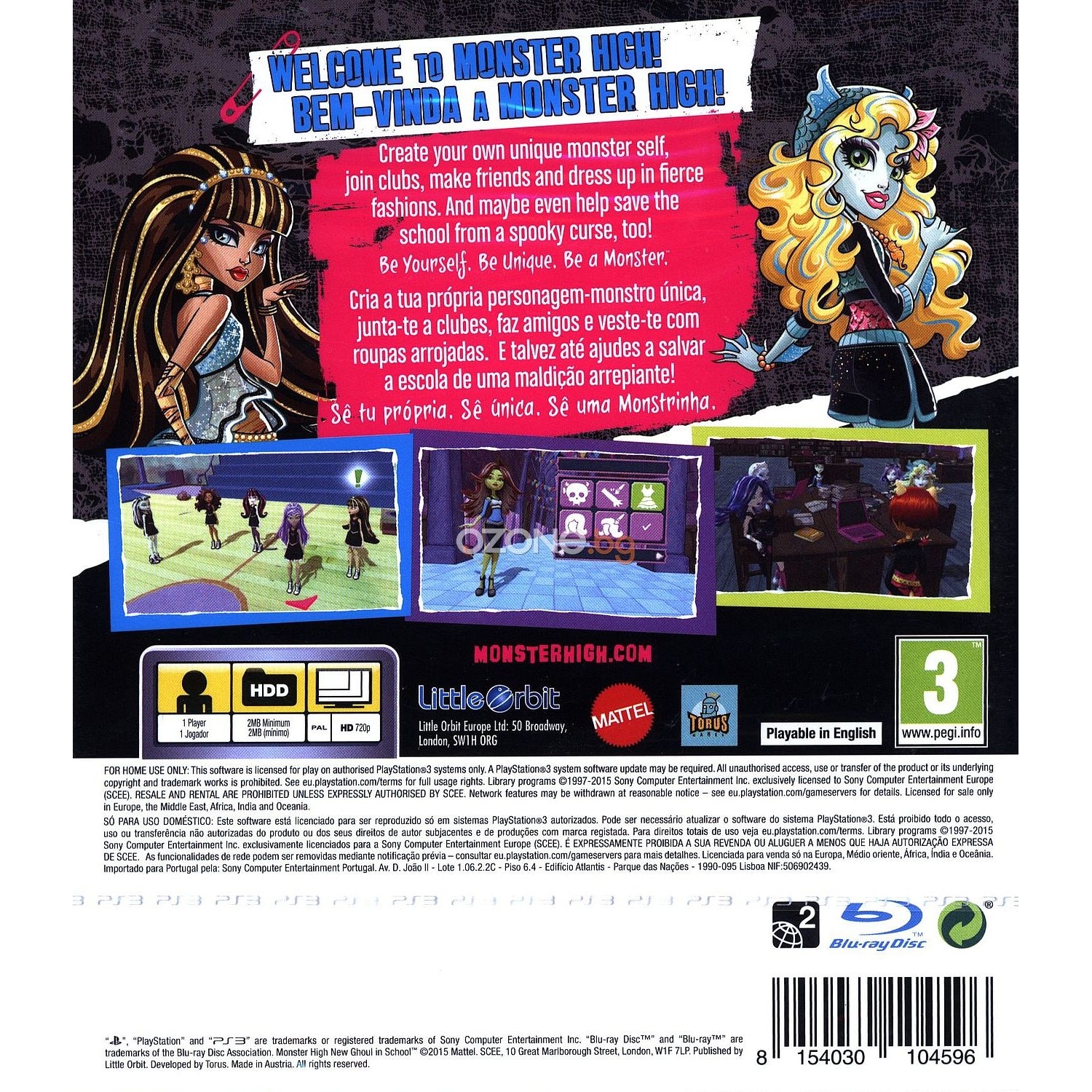 Игра Monster High: New Ghoul in School за PlayStation 3 - eMAG.bg