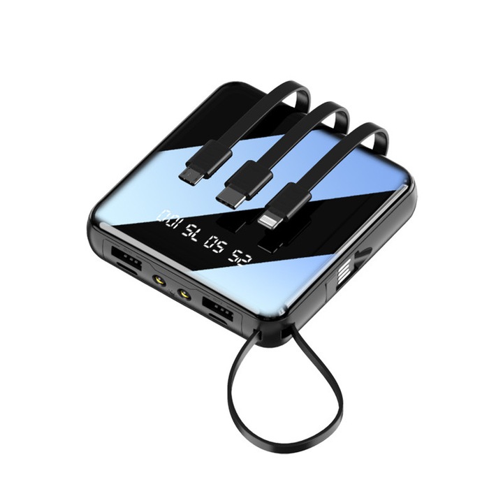 Външна батерия STELS Q40, PowerBank, 10000mAh, Черен