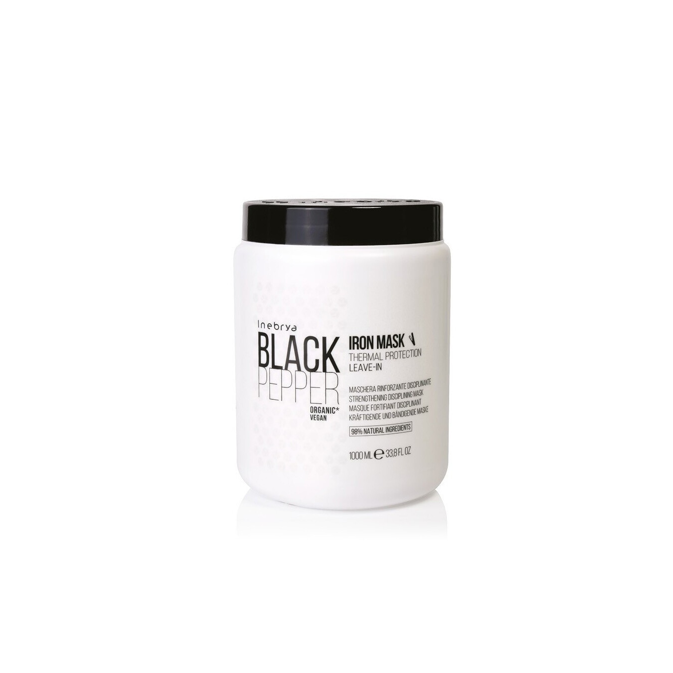 Masca pentru protectie termica Black Pepper, Inebrya, 1000 ml