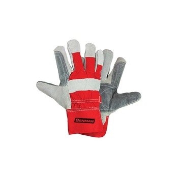 Manusi profesionale piele, textil, ranforsate, XL, Benman Manusi profesionale piele, textil, ranforsate, XL, Benman