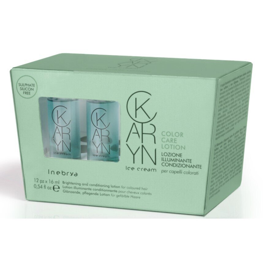 Set 12 fiole tratament pentru stralucire, Inebrya, 16 ml