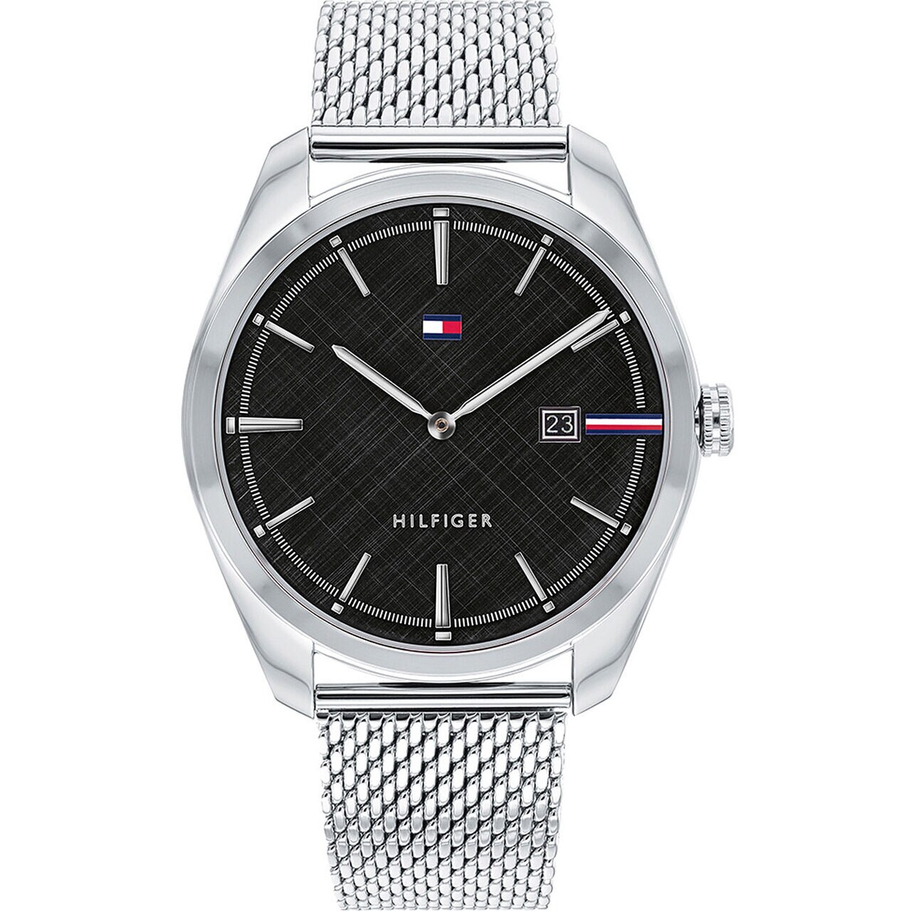 Ceas barbatesc Tommy Hilfiger 1710425, Quartz, 42mm, 5ATM, Argintiu