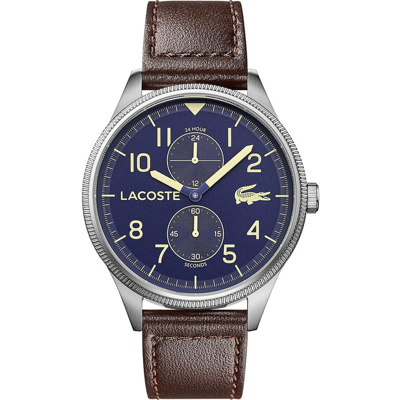 Ceas barbatesc Lacoste 2011040, Quartz, 44mm, 5ATM, Argintiu