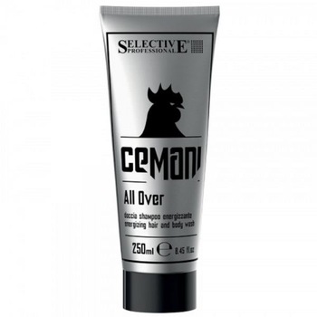 Sampon si gel de dus energizant 2in1, Selective Professional, Cemani All Over, 250 ml Sampon si gel de dus energizant 2in1, Selective Professional, Cemani All Over, 250 ml
