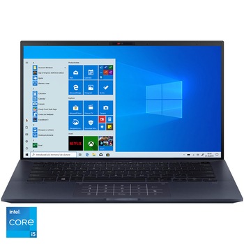 Laptop ultraportabil ASUS ExpertBook B B9400CEA cu procesor Intel Core i5- 1135G7, 14 Laptop ultraportabil ASUS ExpertBook B B9400CEA cu procesor Intel Core i5- 1135G7, 14