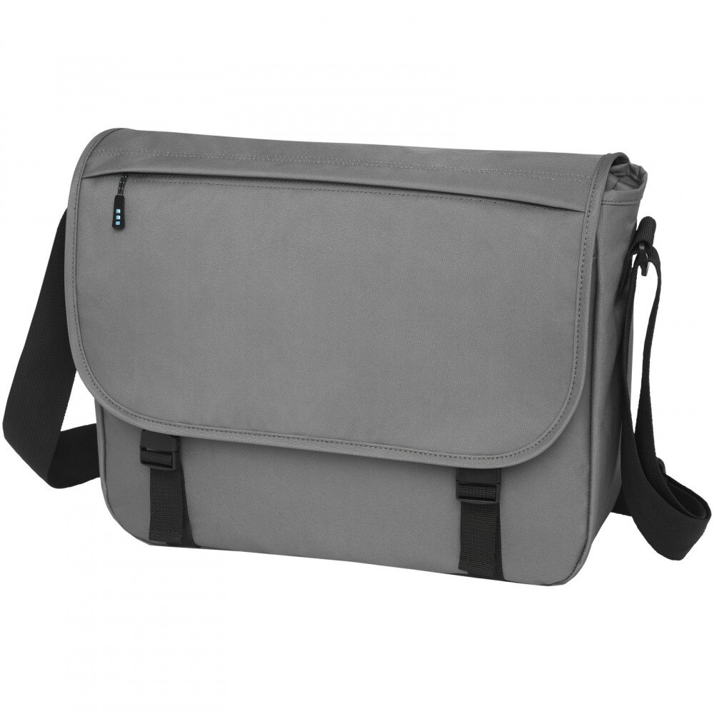 Geanta laptop, 21MAR1017, 38.5x29.5x12 cm, 15 inch, Elevate NXT by AleXer, Poliester, Gri, breloc inclus