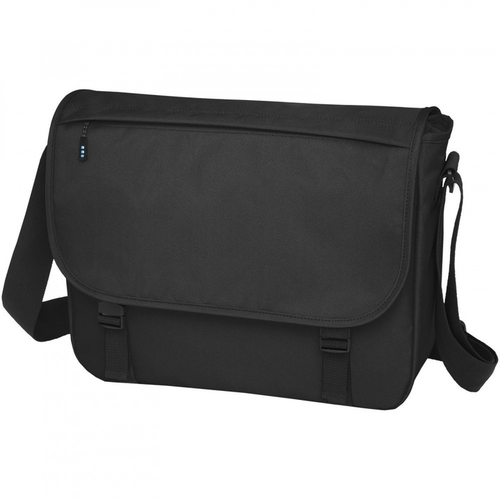 Geanta laptop, 21MAR1018, 38.5x29.5x12 cm, 15 inch, Elevate NXT by AleXer, Poliester, Negru, breloc inclus