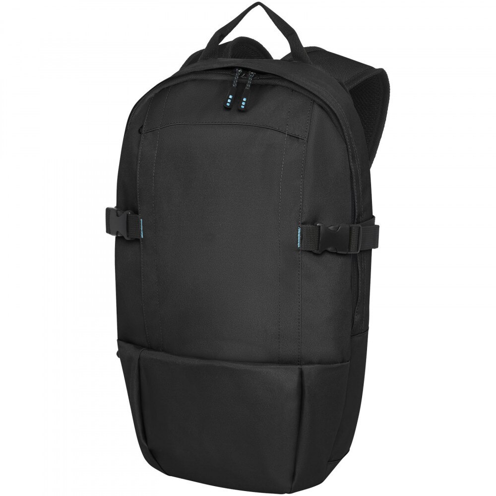 Rucsac laptop, 21MAR1015, 28.5x48x7.5 cm, 15 inch, Elevate NXT by AleXer, Poliester, Negru, breloc inclus