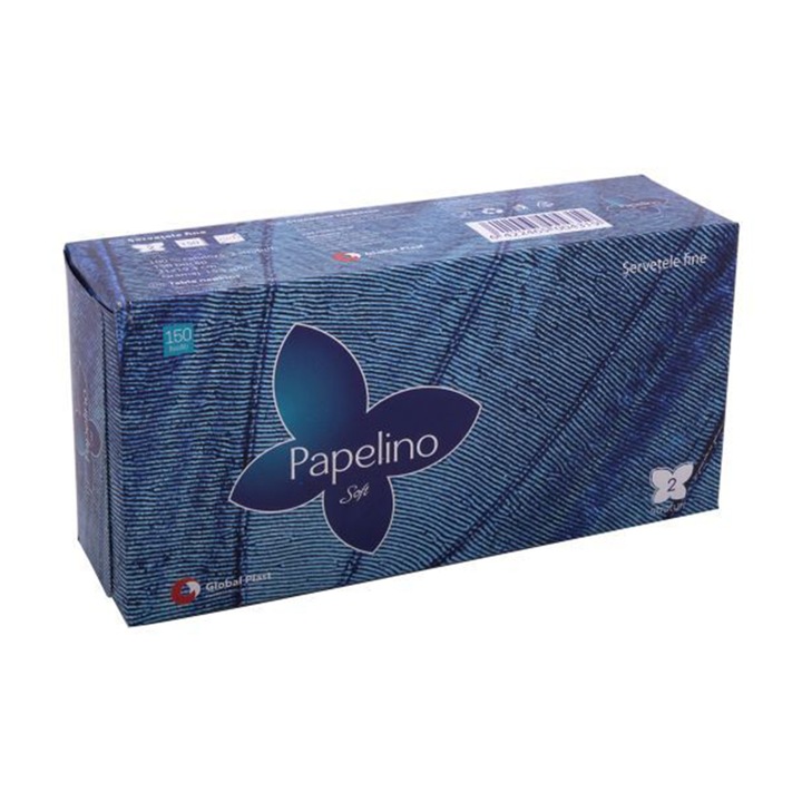 Servetele Papelino Soft in cutie, 2 straturi, 150 bucati