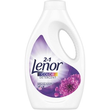 Detergent lichid Lenor Amethyst & Floral Bouquet, 1.1 L, 20 spalari Detergent lichid Lenor Amethyst & Floral Bouquet, 1.1 L, 20 spalari