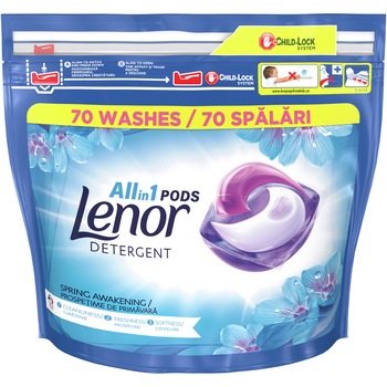 Detergent capsule Lenor All in One PODS Spring Awakening, 70 spalari Detergent capsule Lenor All in One PODS Spring Awakening, 70 spalari