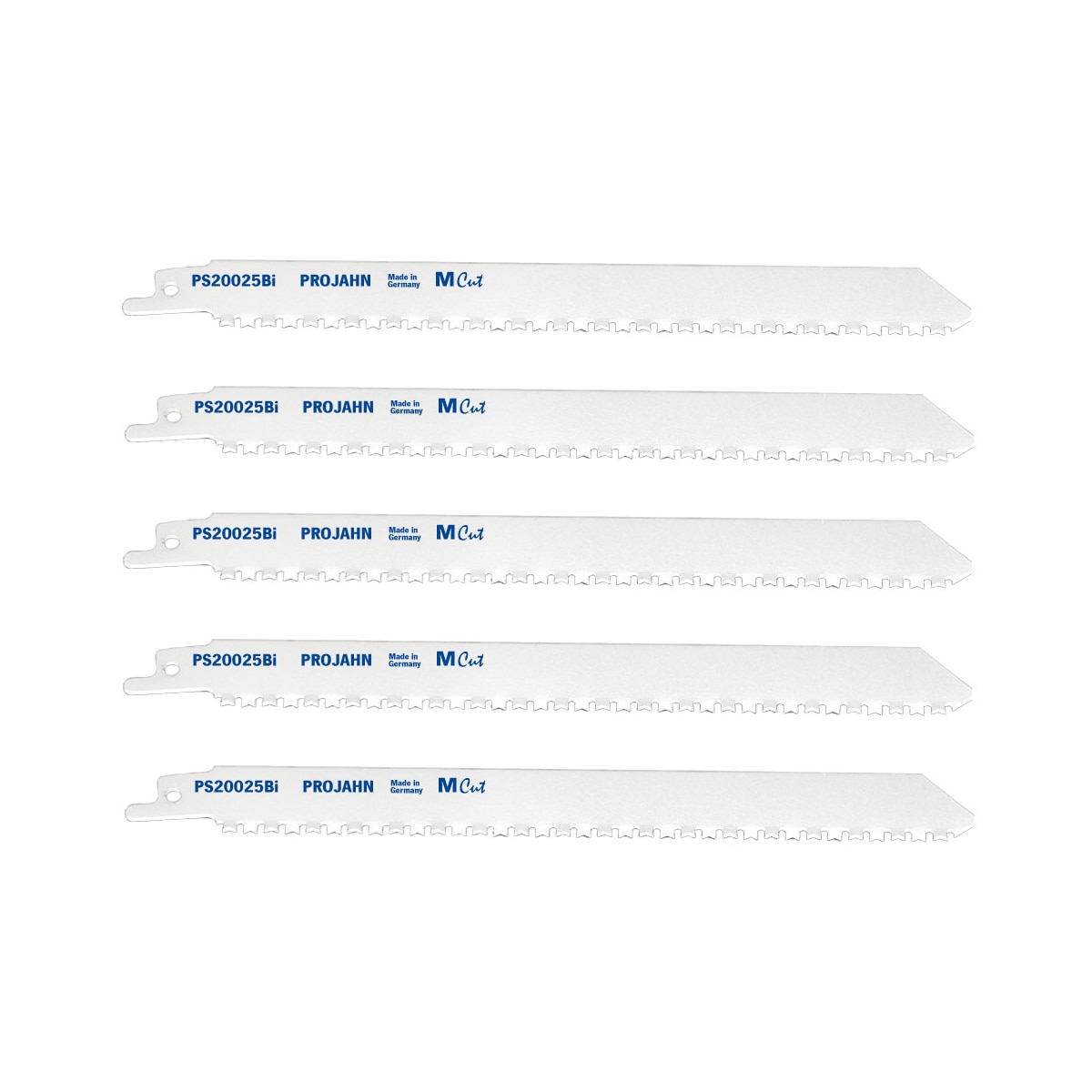 Set 5 panze de fierastrau sabie speciale PROJAHN PS20025Bi, Bi-Metal pentru lemn si metal, 130 mm