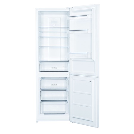 Combina Frigorifica Samus SCW392NF, 293 L, Full No Frost, Clasa energetica F, 3 Sertare congelator, H 185 cm, Alb