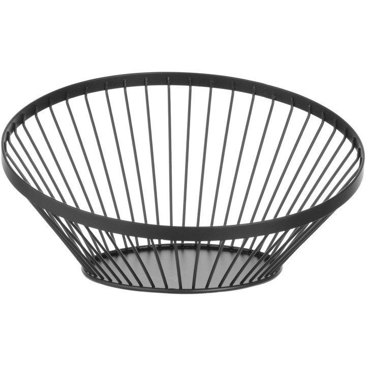 Панер за плодове Hendi, Кръгъл, Черен, Диаметър 280 x (H)130 мм