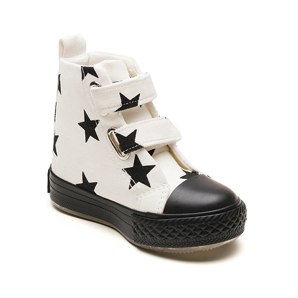 Tenisi led gheata Kidopo, Alb Negru