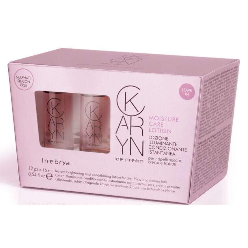 Set 12 fiole par, Inebrya Moisture Care Lotion Brightening Conditioning, 16 ml