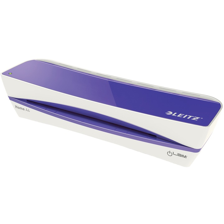 Leitz iLAM Home A4 laminálógép, 80-100 mikron, Lila