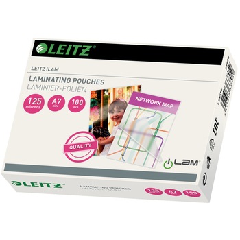 Folie laminare Leitz, la cald, 80x111 mm, pentru carti de joc si fotografii tip A7, 125 mic, 100 buc/set Folie laminare Leitz, la cald, 80x111 mm, pentru carti de joc si fotografii tip A7, 125 mic, 100 buc/set
