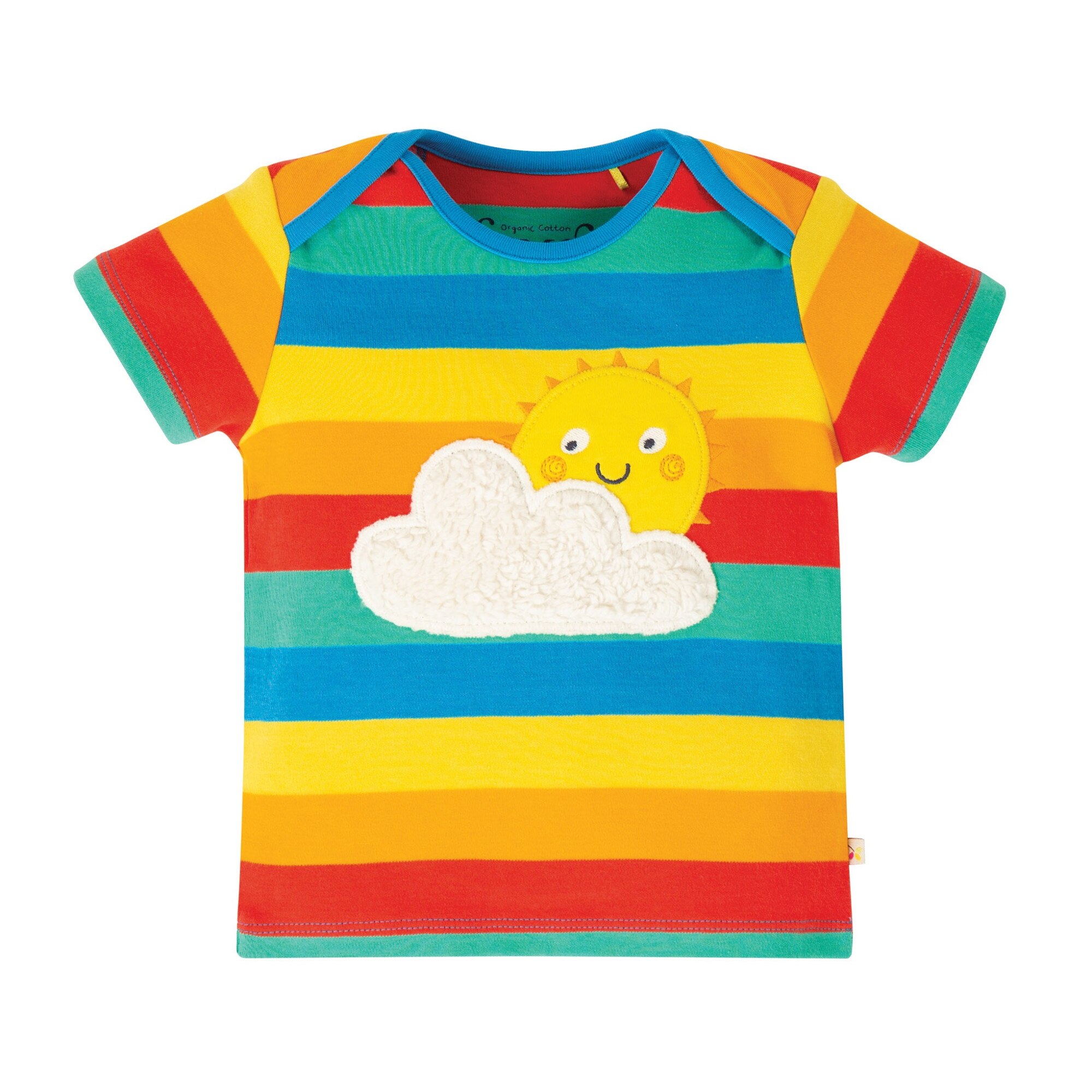 Tricou, vreme buna, voie buna, bumbac organic, multicolor, copii