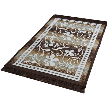 Covor Eljado, fibre sintetice, trafic intens, 60 X 90, Maro/Alb Covor Eljado, fibre sintetice, trafic intens, 60 X 90, Maro/Alb